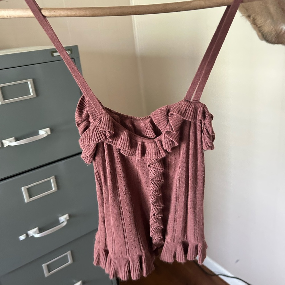 Brown Zara tank 🤎